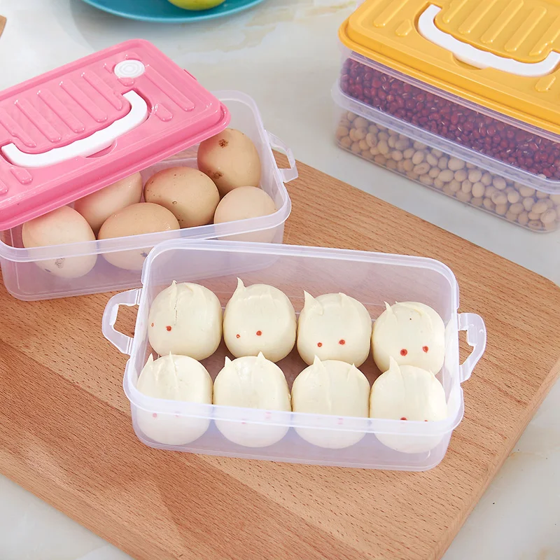Konco холодильник Microwavable свежий хранения коробка анти-перекрестный вкус портативный яйцо овощи фрукты коробка для хранения еды