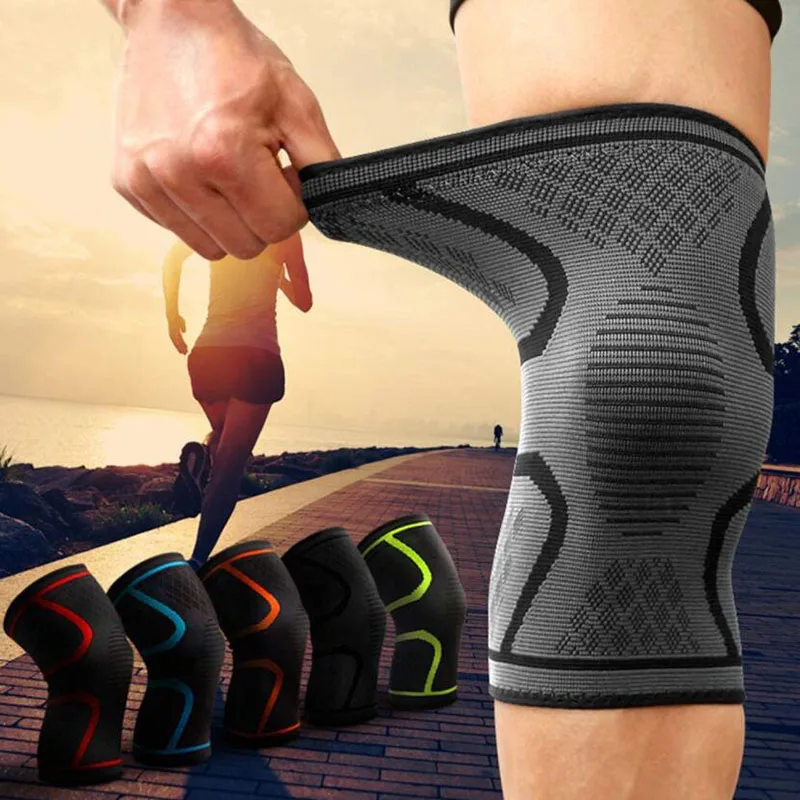 

1PCS Leg Warmers Knee Support Compression Sleeve Fitness Knee Pads Elbow Running Cycling Braces Elastic Nylon for Men Women