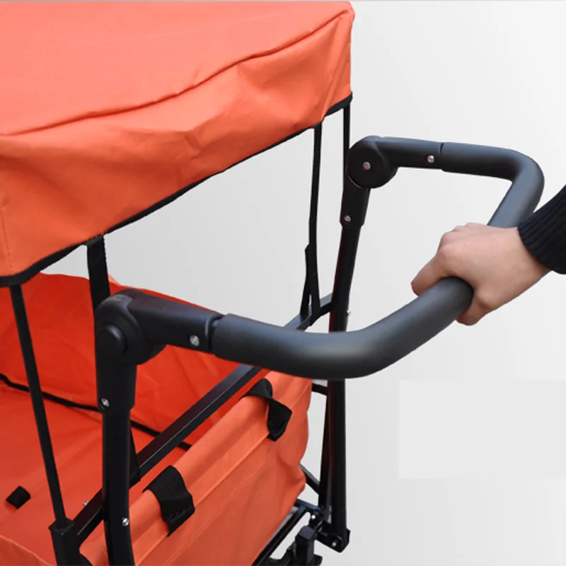 Походная Тележка для кемпинга на открытом воздухе с регулируемой ручкой