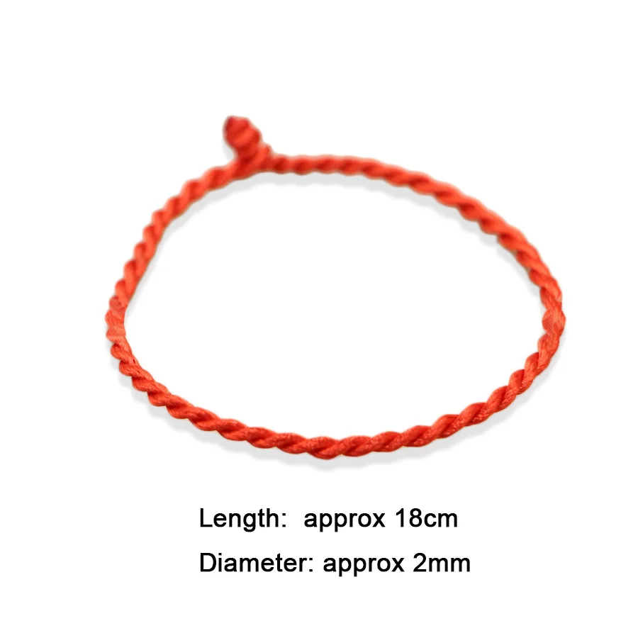 2019 простые женские бусины очаровательный веревочный браслет с красной нитью на