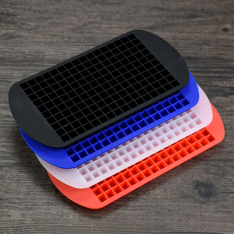 160 ячеек сделай сам креативная маленькая форма для льда силиконовая квадратной