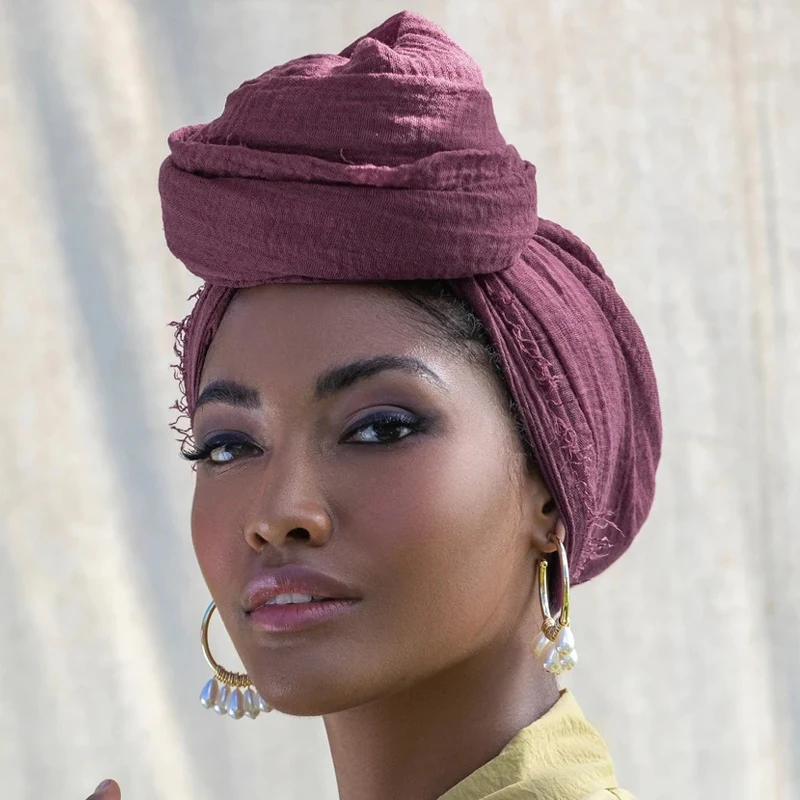 

Fashion Crinkle Hijab Scarf Soild Color Cotton Women's Head Wraps Female Headscarf Muslim Hijabs Islamic Turban Scarf Foulard