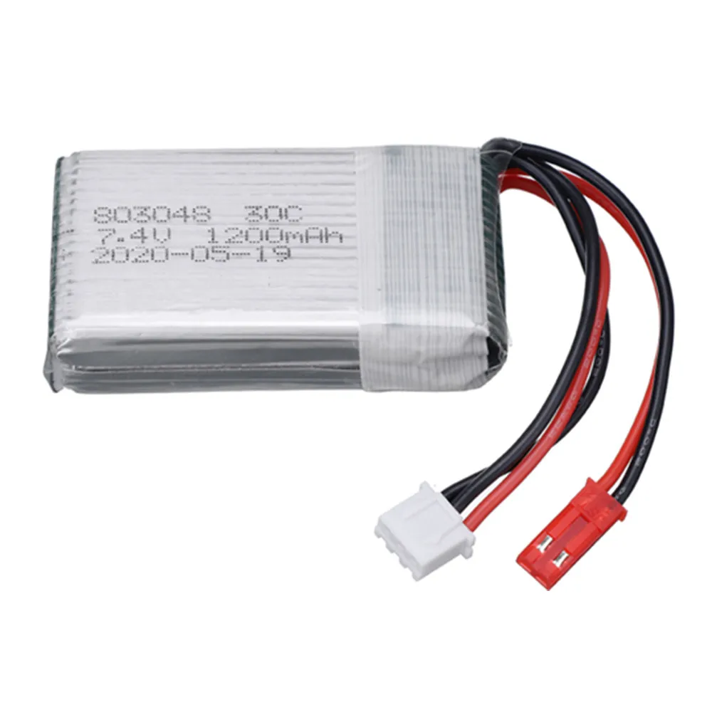 7 4 V 1200mAh 30c 803048 Lipo батарея для MJXRC X600 RC Дрон запасные части 2S v игрушек с разъемом