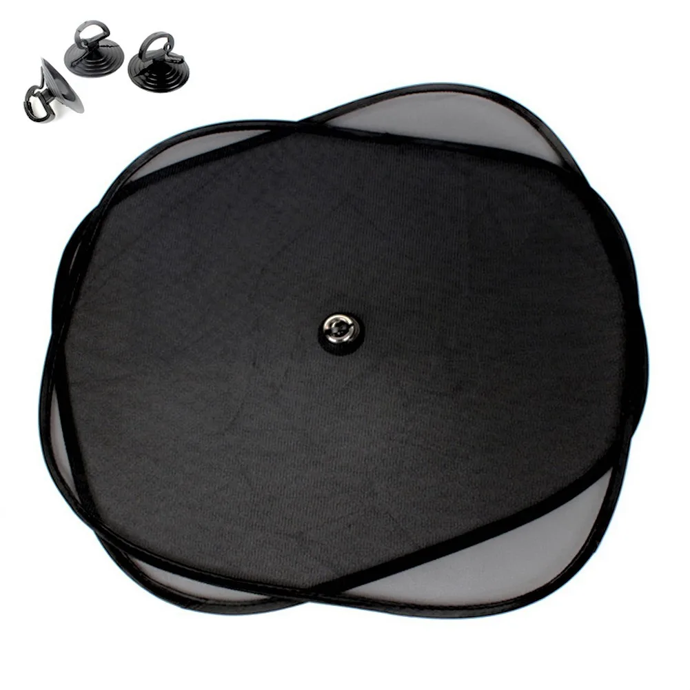 Черный Автомобильный солнцезащитный козырек 2020 44*37 см боковой задний