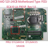 520 24icb motherboard mainboard for lenovo ideacentre aio 520 24icb all in one f0dj fru 01lm434 01lm435 eca10 la f901p ddr4