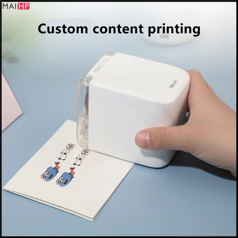 Kongten Mbrush Color Mobile Mini Inkjet Printer Wifi Customized Code Android Wireless Handheld Logo Tattoo Tatto | Компьютеры и офис