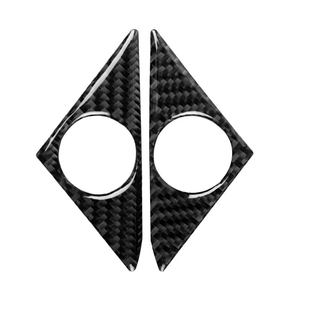 

Carbon Fiber Door Window Audio Speaker Cover Trim Sticker For GT-R R35 2008-20
