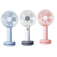 haeger portable handheld fan mini usb personal table desk fan 3 speed air cooler with night light base for outdoor travel
