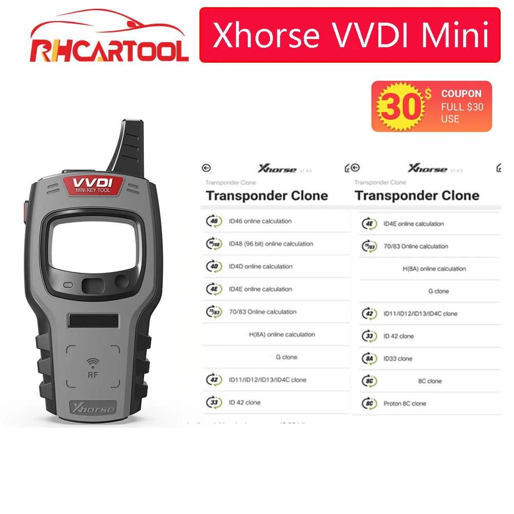 Xhorse VVDI мини ключ инструмент глобальная версия(ЕС/США/Юго-Восточная Азия) удаленный ключ программист Поддержка IOS и Android