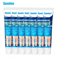 7pcs sumifun varicose veins ointmnet phlebitis vasculitis treatment cream thigh spider removal anti swelling pain relief plaster