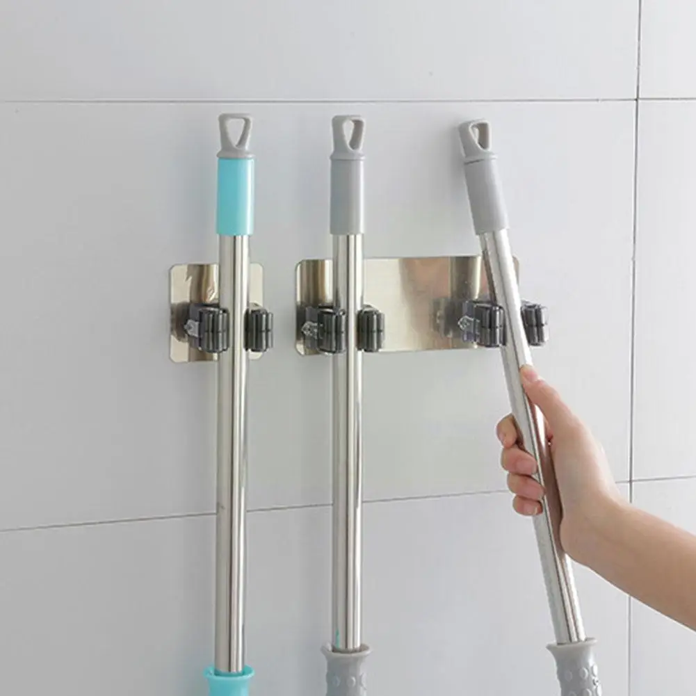 

Настенный бесшовный держатель для швабры, для кухни и ванной