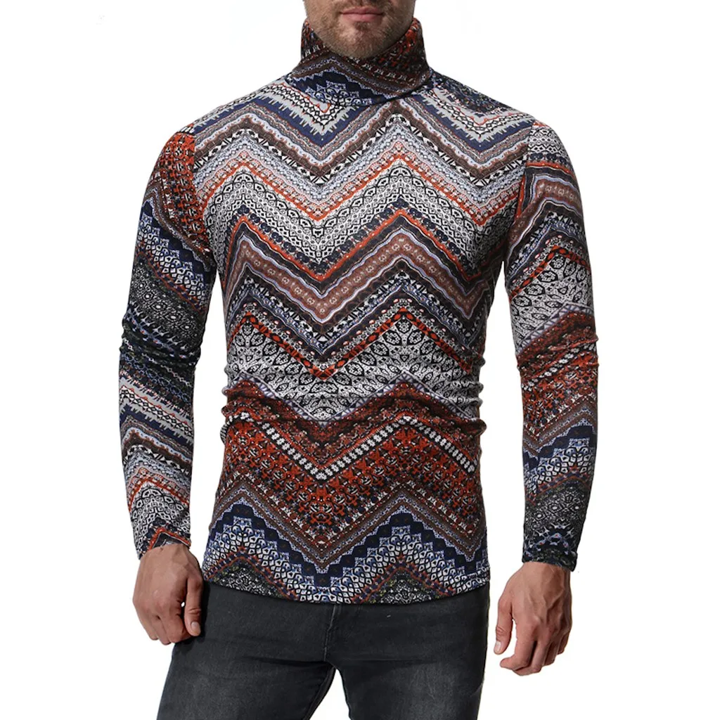 Мужская блузка мужской новый осенне зимний свитер вязаный пуловер тонкий Топ