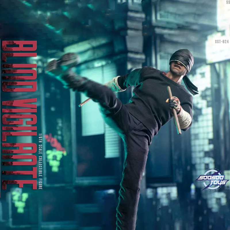 

1/6 Blind Vigilante Movable Soosootoys SST024 Full Set 12'' Collectible Male Action Figure Doll Toy