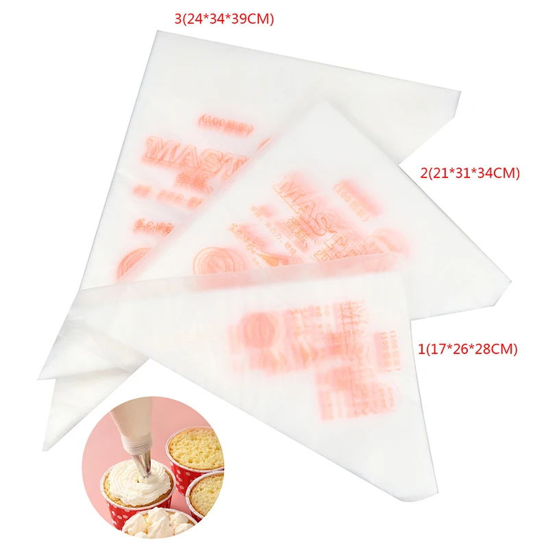 100 шт одноразовый кондитерский мешок ясная глазурь помадка торт Крем Насадки для