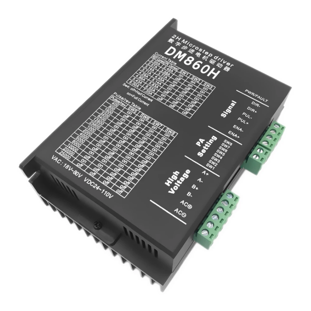 DM860H Stepper Motor Driver Microstep Two-phase for 57 86 stepper motor Nema 23 34 | Обустройство дома
