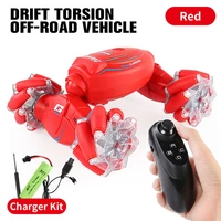 new 2 4ghz 4wd rc car gesture induction music light stunt twist remote control car 360 degree play 30min vehicle rc toy for kid
