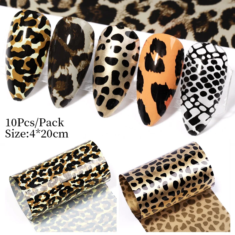 Фольга для ногтей смешанные цветы мрамор переводные наклейки слайдер бумажные 10