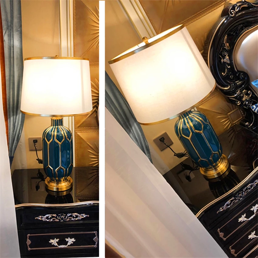 Французский кантри настольная лампа Китайская классическая Настольные лампы