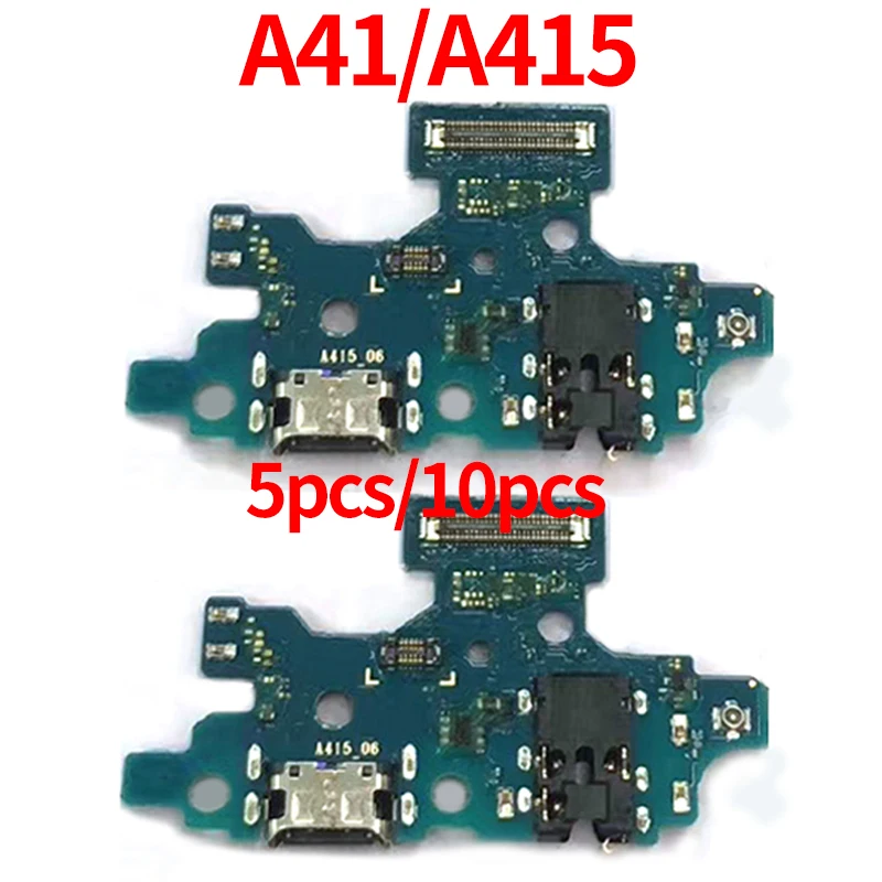 

5/10 шт. оригинал для Samsung A41 A415 A415F USB порт зарядное устройство док-разъем зарядная плата гибкий кабель микрофон микрофонная плата