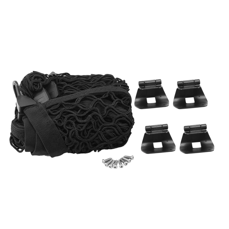 

Car Trunk Net Luggage Storage Organizer Bag +Hook Up for Tesla Model Y 2020 2021 Car Accessories