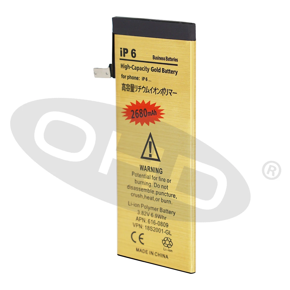 Сменная аккумуляторная батарея большой емкости для Apple iPhone 4 4G 4S 5 5G 6 6S 7 7G PLUS P
