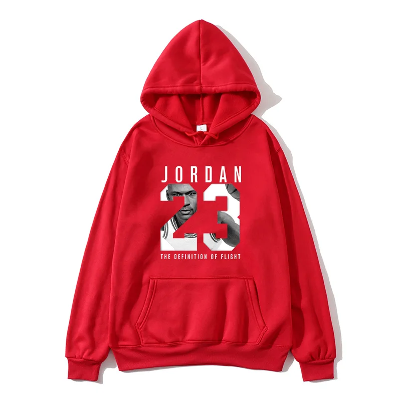 Толстовка с принтом Джордана для мужчин и женщин пуловер в стиле Харадзюку