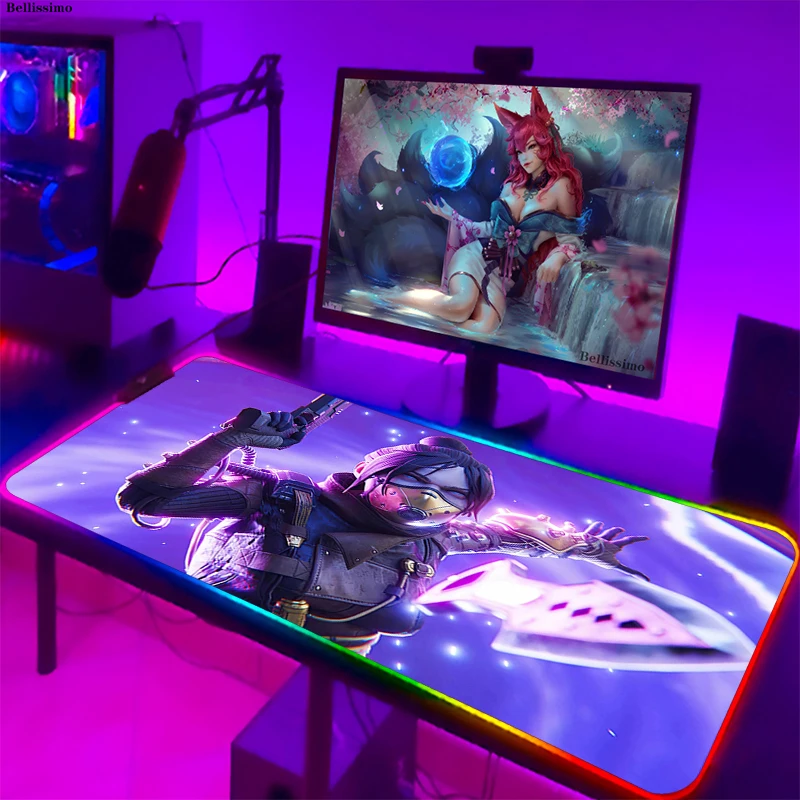

Apex Legends Gaming Mouse Pad Rgb Computer Mousepad Xl Anime Mouse Mat Cs Go Office Deskpad Carpets Deskmat Pc Gamer Backlit Mat