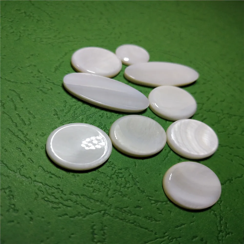 

JI YIN Soprano alto tenor saxophone button Freshwater shell Sax Keypad natural shell sax parts1 set =9 pcs