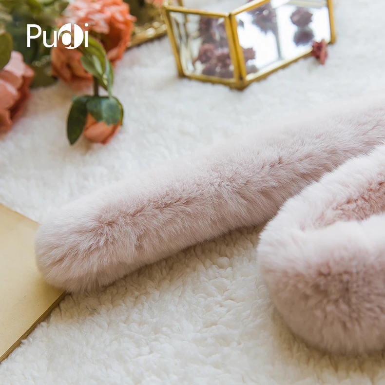 

SCM053 New Women's Real Rex Rabbit Fur Scarf Korea Style Snood Collars Winter Warm Genuine Rabbit Fur Scarves Wraps