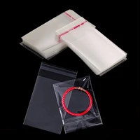 200pcs self adhesive seal poly bag various models resealable plastic packaging bag for diy jewelry making ziplock bag wholesale