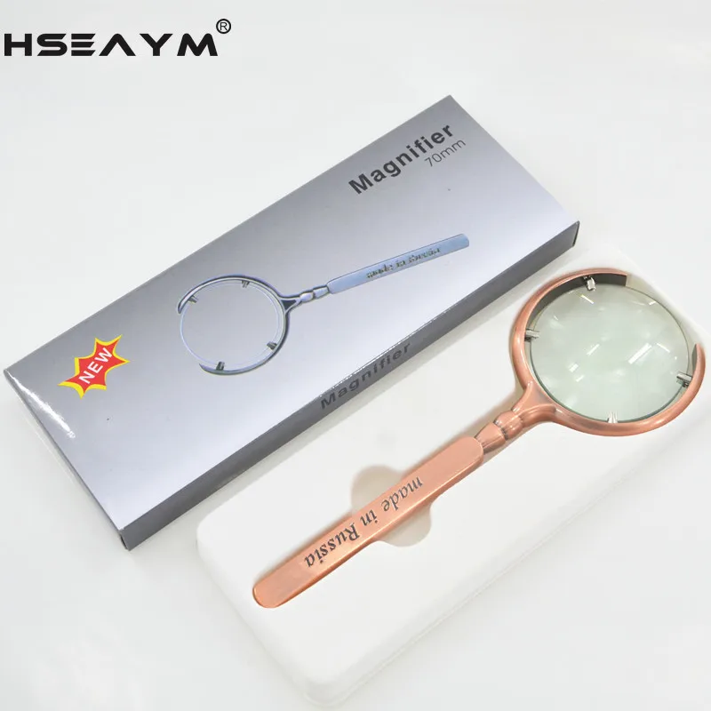 60 мм полностью металлический русский полумесяц образный увеличитель со