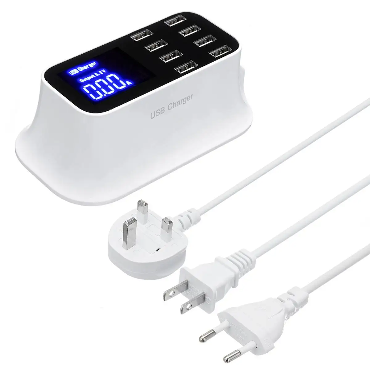 Быстрая зарядка 3,0 Смарт usb type C зарядная станция светодиодный дисплей Быстрая зарядка телефон планшет USB зарядное устройство для iPhone samsung адаптер