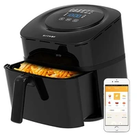 1800w 6l air fryer oil free health fryer cooker multifunction smart touch lcd automatic timer deep airfryer for french fries piz