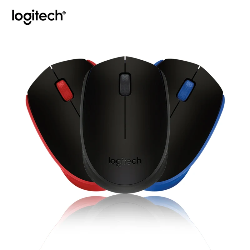 Оригинальная Беспроводная игровая мышь logitech M171 2 4 ГГц с нано приемником 1000 dpi для