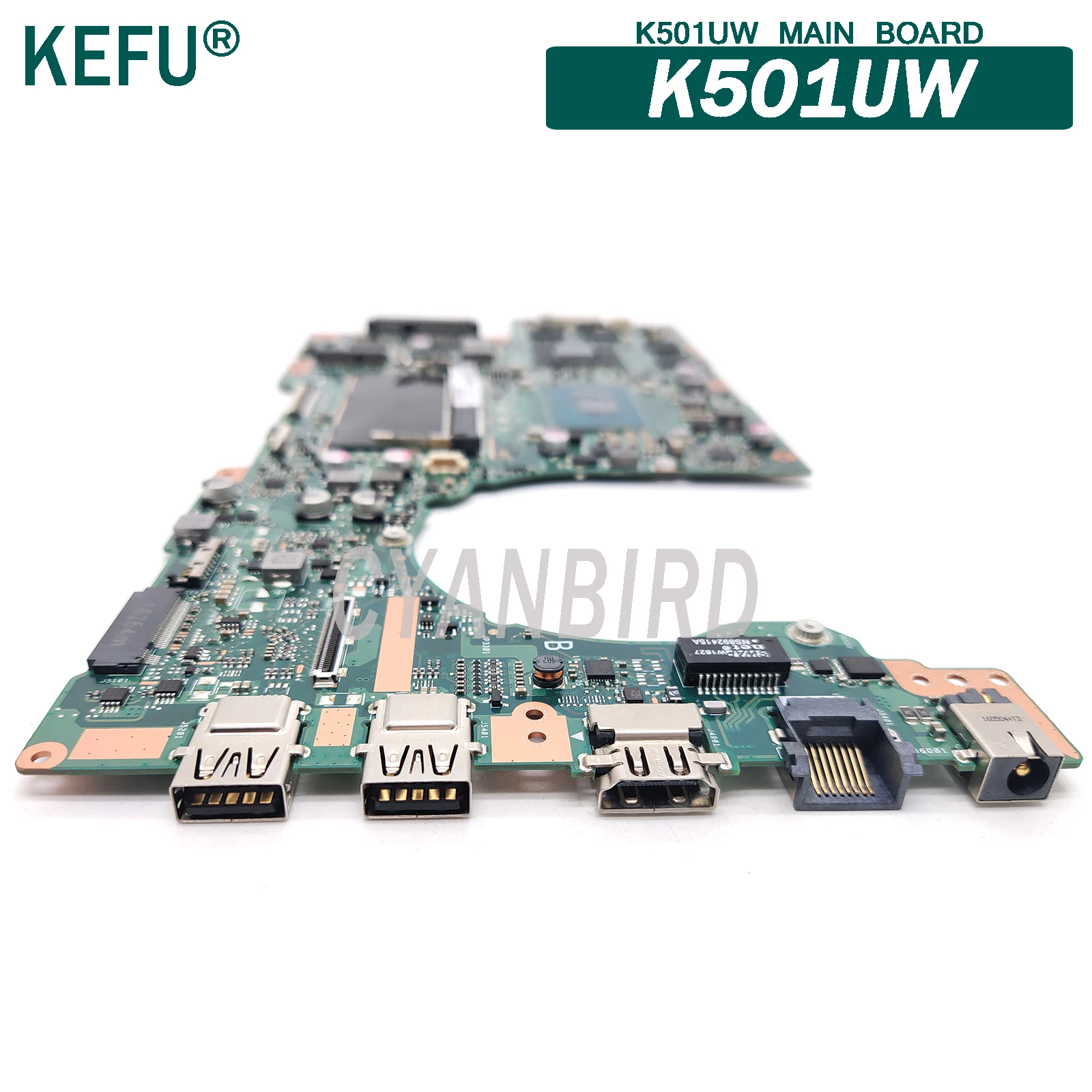 

KEFU K501UW original mainboard for ASUS K501U K501UQ K501UXM K501UQ K501UXM with 4GB-RAM I7-6500U GTX960M-4GB Laptop motherboard