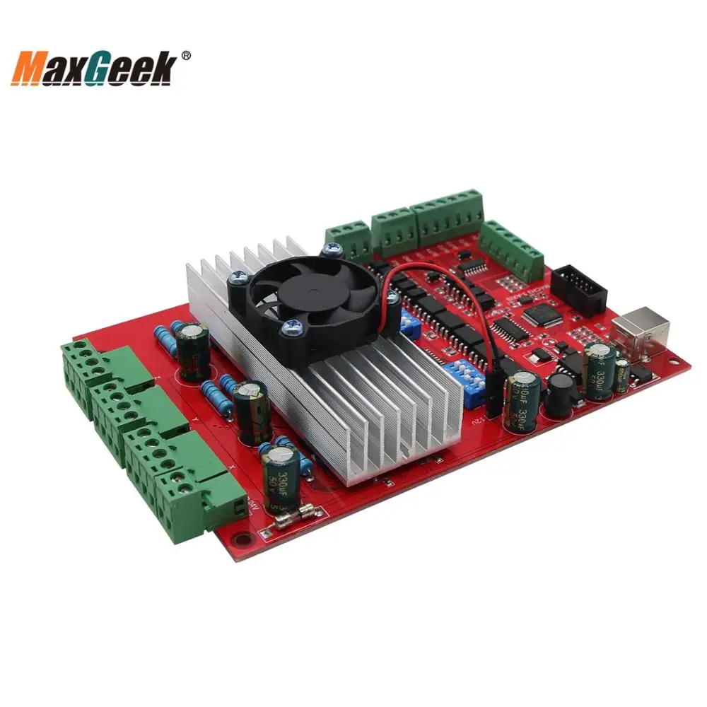 Maxgeek MACH3 USB 3 Axis CNC Kit TB6560 плата драйвера шагового двигателя + шт. Nema23 шаговый