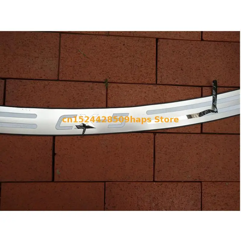 Автомобильный Стайлинг Нержавеющая сталь заднего бампера протектор Подоконник