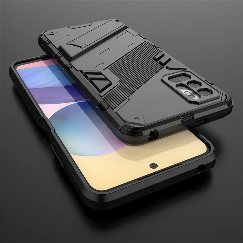 For Cover Xiaomi Redmi Note 10 5G Case For Redmi Note 10 5G Kickstand Shockproof Back Holder Cover For Redmi Note 10 5G Fundas