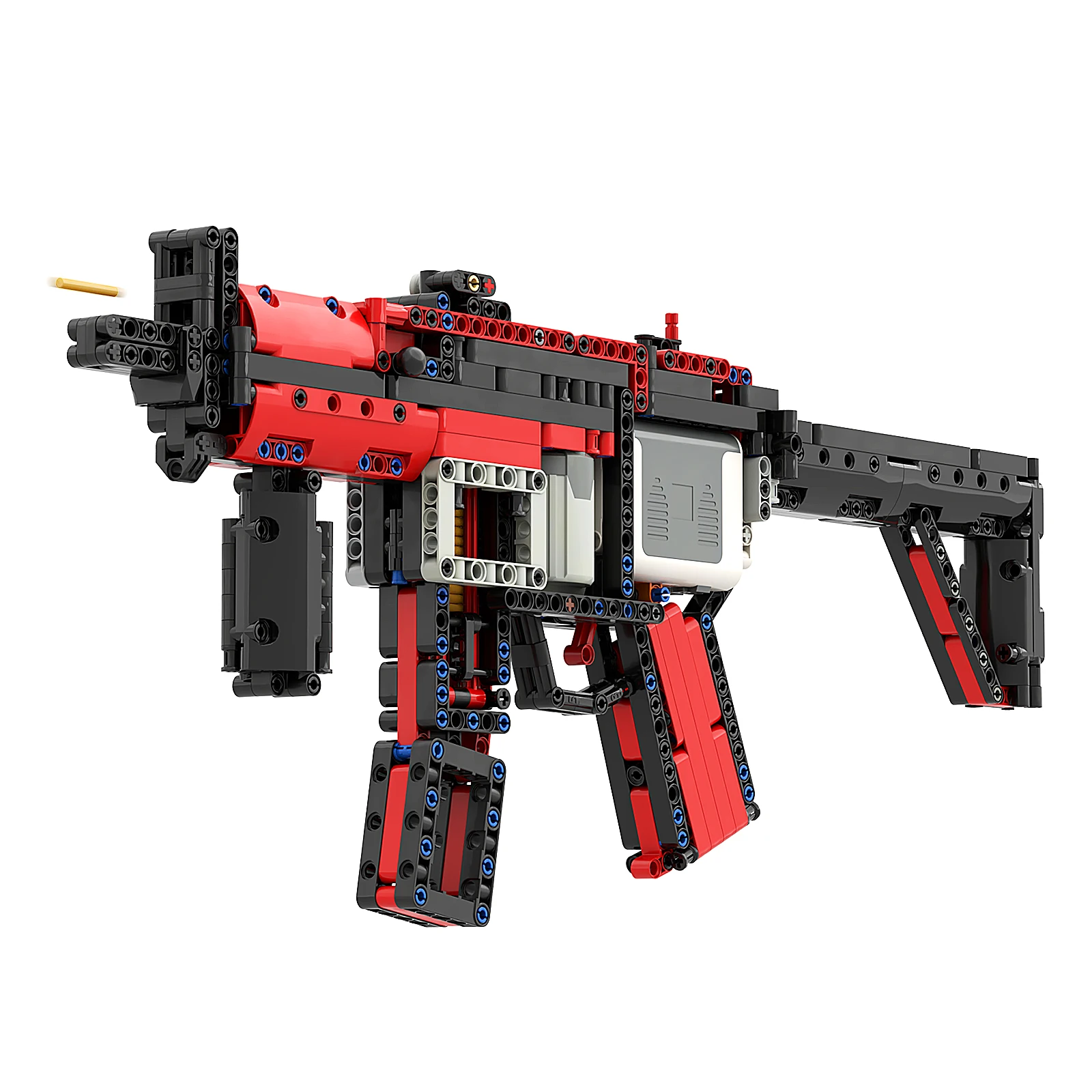 

Строительный блок MOC MP5 Submachine, высокотехнологичный Улучшенный Электрический мотор, Боевая искусственная игрушка, модель «сделай сам», детск...