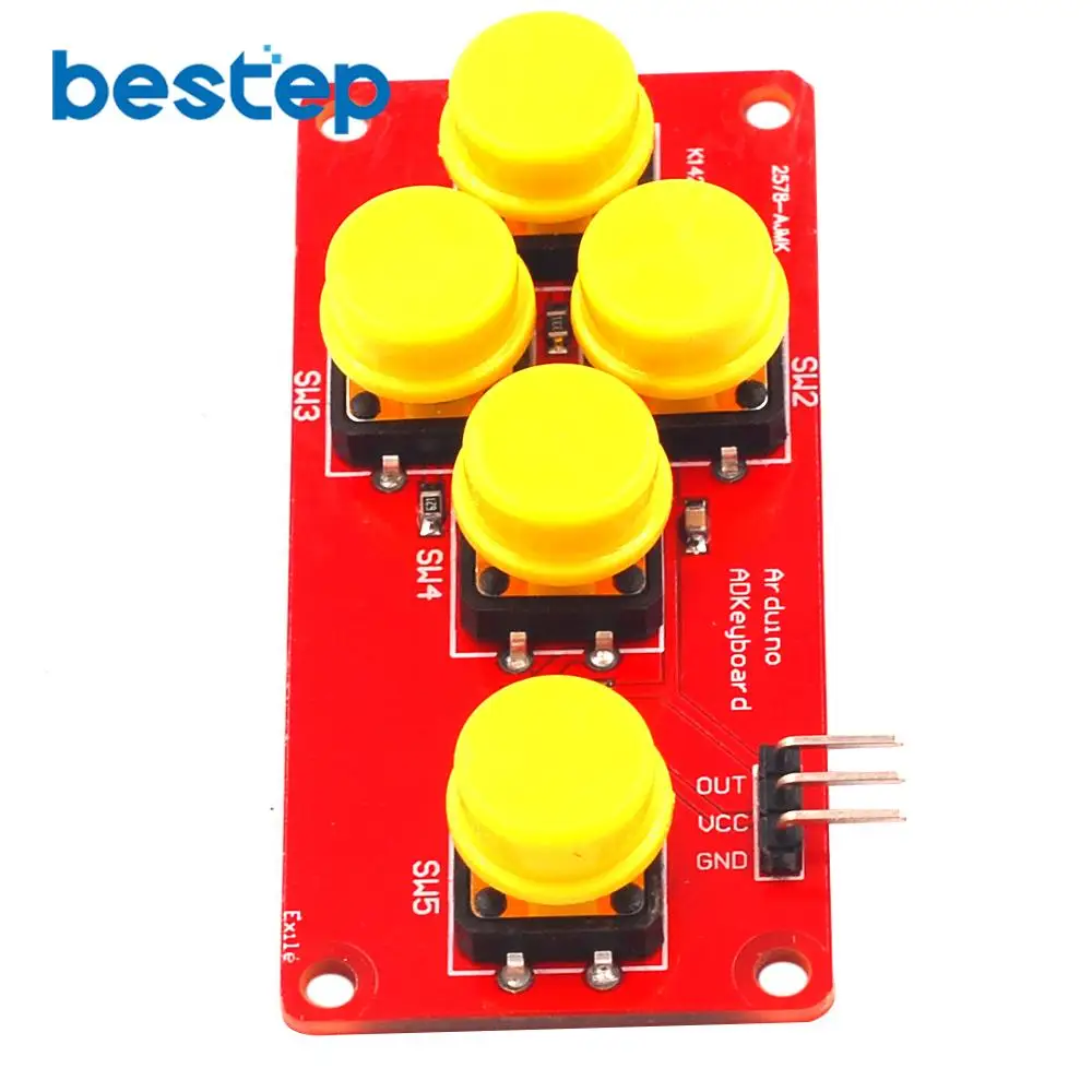 Клавиатура AD имитация пятиклавишного модуля аналоговая кнопка для платы