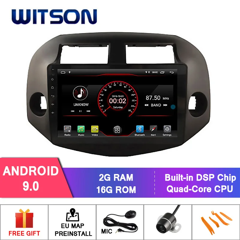 Автомобильный мультимедийный плеер WITSON автомагнитола на Android 11 с GPS-навигацией