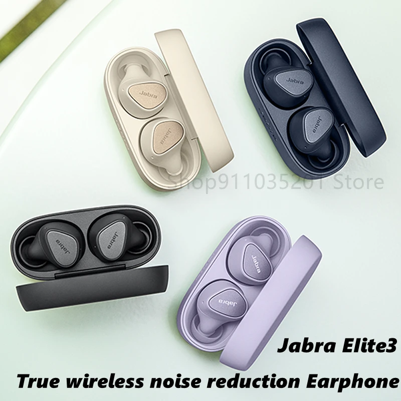 

Jabra Elite 3 True Wireless HIFI Earphone TWS Bluetooth Headphone Waterproof Sport Earbuds Noise Isolating Headset with Mic