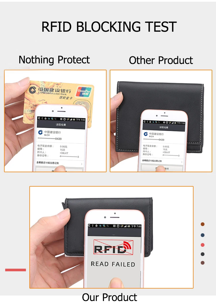 Zovyvol бизнес кредитный держатель для карт для мужчин и женщин Металл RFID винтажная алюминиевая коробка искусственная кожа Crazy Horse кошелек для карт кошельки