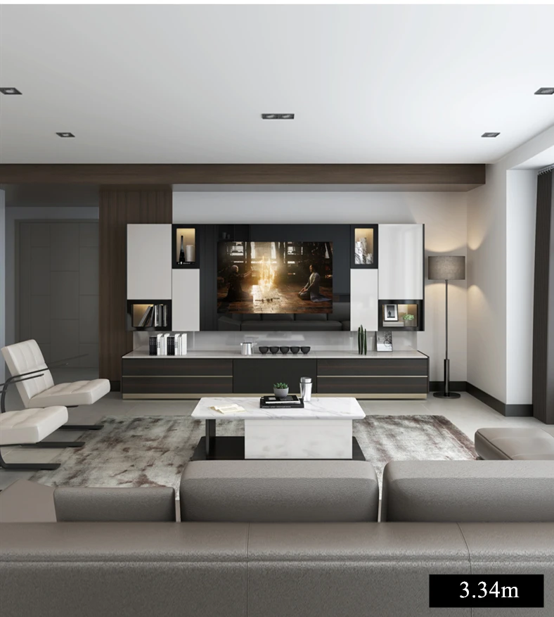 Масштабируемая ТВ подставка Длина стола гостиная домашняя мебель современный