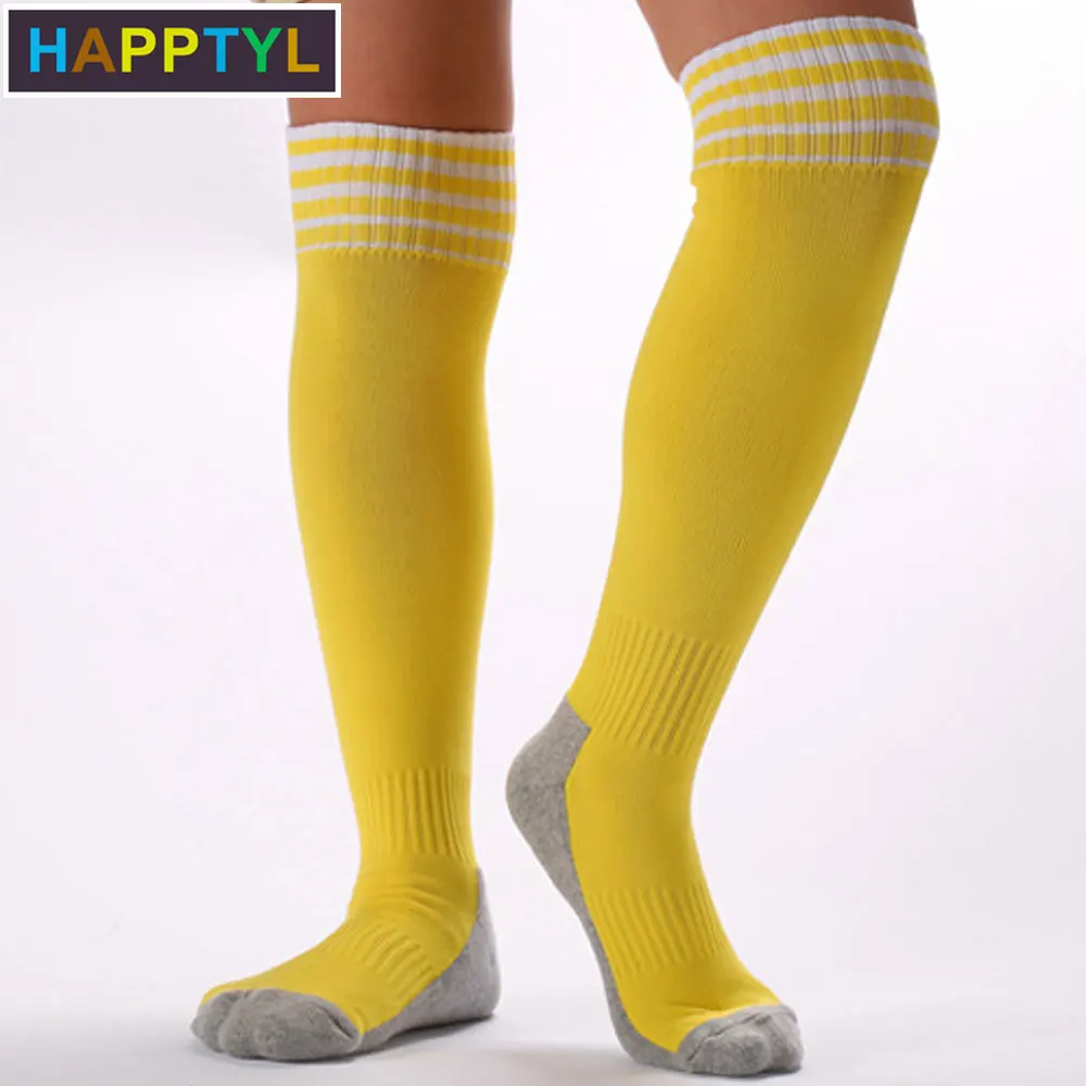 HAPPTYL/плотные детские футбольные носки для мальчиков и девочек спортивная