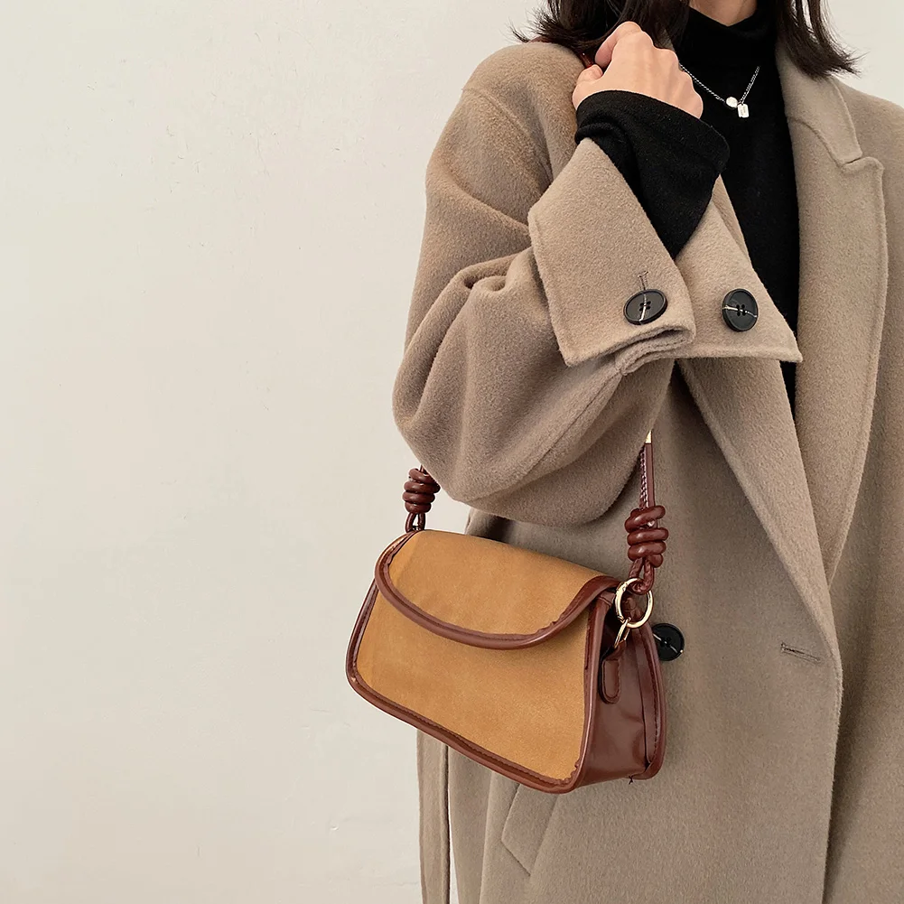 

Simply Crossbody Bags Lady Travel Flap Clutches Handbags PU Leather Solid Color Simple Messenger Bag for Women 2020