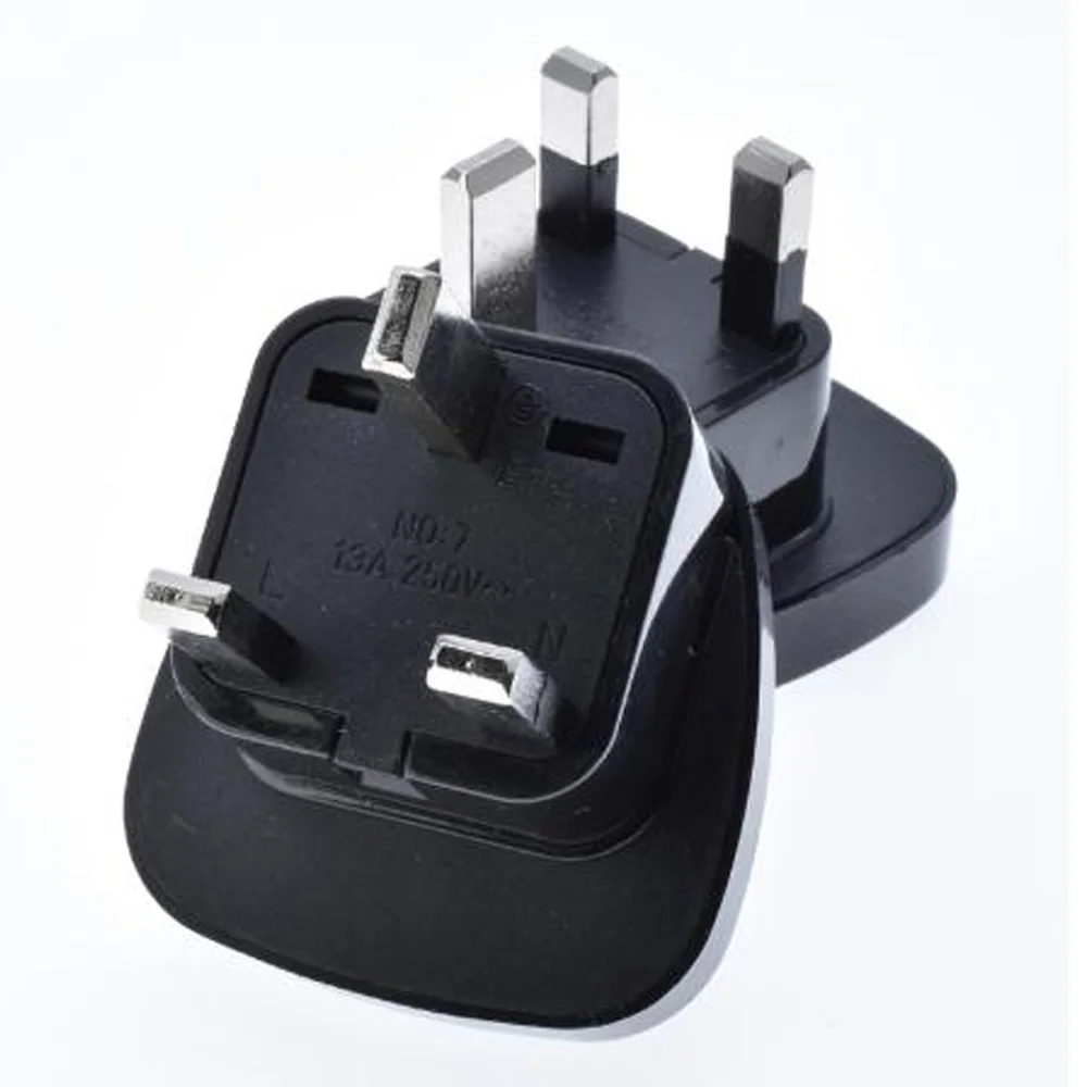 Дорожный адаптер черного и белого цвета 13 а 250 В переходник с розеткой для