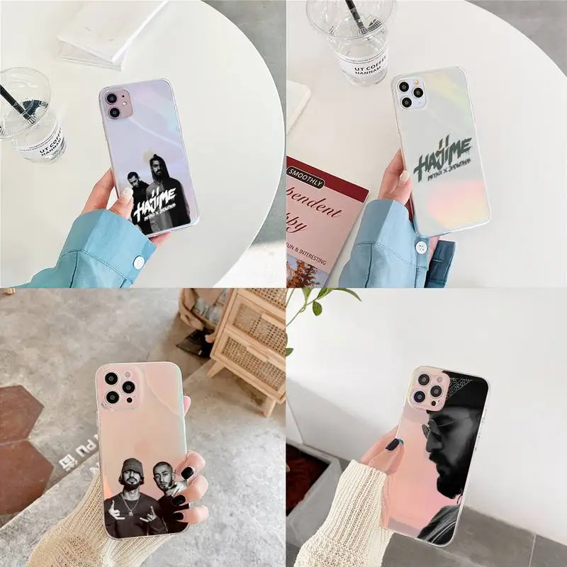 

Miyagi & Endshpiel Phone Case for iPhone xiaomi redmi 7 8 9 11 12 10 S X XS XR MINI Pro Max Plus moible bag laser Glitter