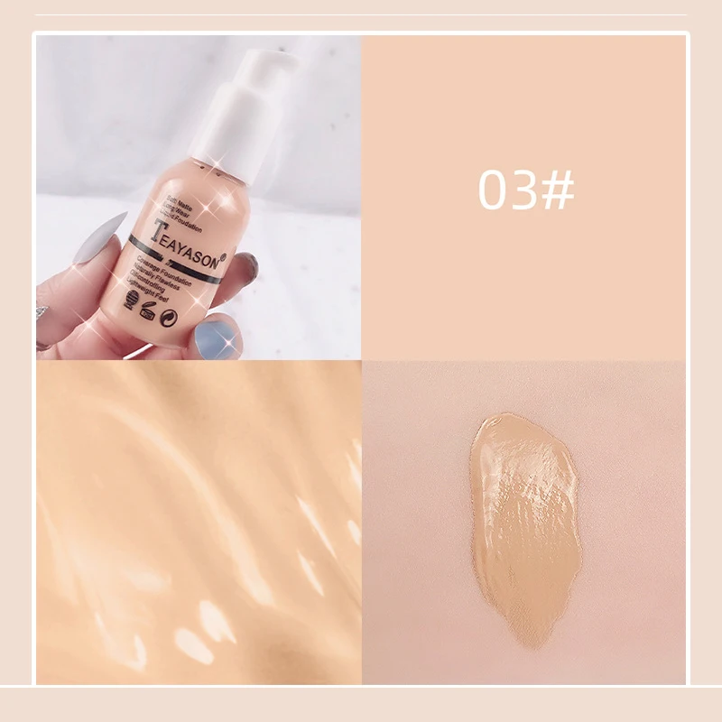 

6 Color Face Foundation Cream Professional Waterproof Long-lasting Sunscreen Moisturizing Whitening BB Cream Concealer Makeup