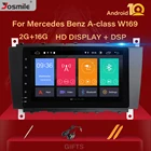 Автомобильный GPS-радиоприемник, 2Din, Android 10, для MercedesBenz W203 W209 w218, sprintA-C-Class CLS C180 C200 CLK200 Vito Viano, мультимедийная стереосистема